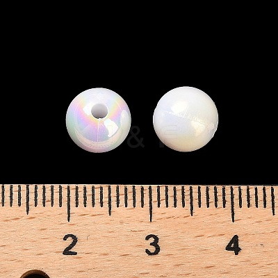 Opaque Acrylic Beads OACR-Z016-01A-04-1