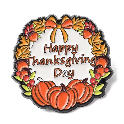 Thanksgiving Day Enamel Pins JEWB-L025-02EB-02-1