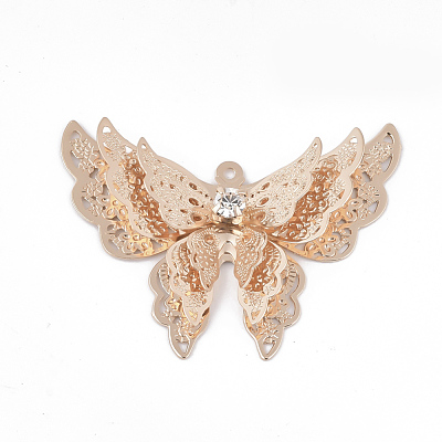 Brass Pendants KK-S353-009LG-1