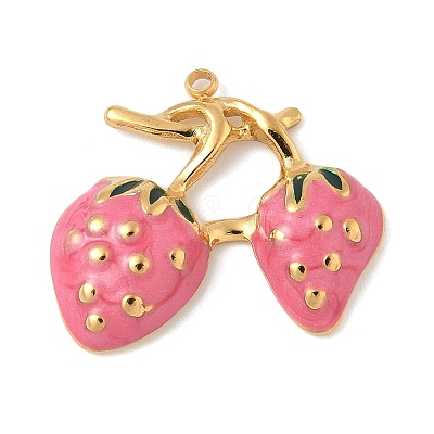 304 Stainless Steel Enamel Pendants STAS-U057-17G-01A-1