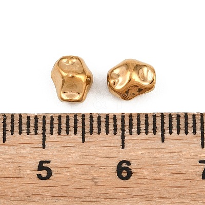 Irregular 304 Stainless Steel Beads STAS-D394-03F-G-1