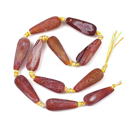 Natural Weathered Agate Beads Strands GG-T001-03-1