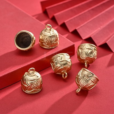 Tibetan Style Alloy Cord Ends TIBEP-19878-MG-NR-1