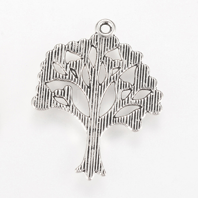 Tibetan Style Alloy Pendants TIBEP-Q064-44AS-RS-1