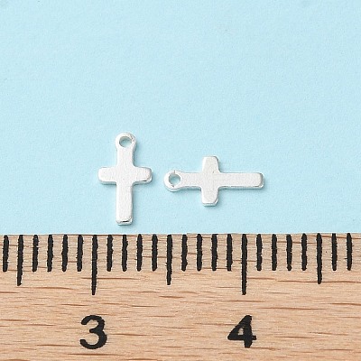 925 Sterling Silver Cross Chain Extender Drops STER-P053-04S-1