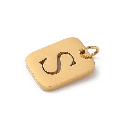 304 Stainless Steel Charms STAS-R001-01G-S-1