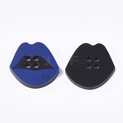4-Hole Resin Buttons RESI-S377-22A-1