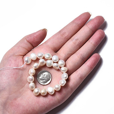 Natural Cultured Freshwater Pearl Beads Strands PEAR-N014-08A-1