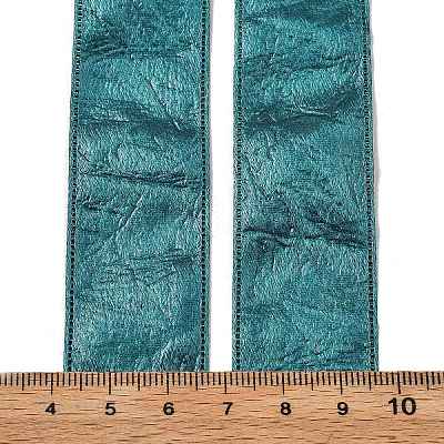 Imitation Leather Polyester Ribbon X1-DIY-R050-02G-1
