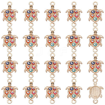 Alloy Enamel Connector Charms ENAM-PH0002-26-1