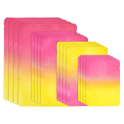 72Pcs 4 Styles Two Tone Rectangle Plastic Gift Bags OPP-TA0001-17-1