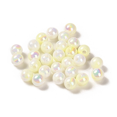 Opaque Acrylic Beads OACR-Z016-01B-13-1