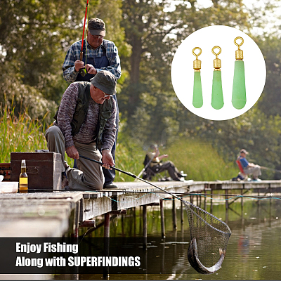 60Pcs 3 Style Silicone Fishing Floats AJEW-FH0004-02-1