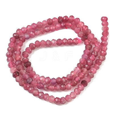 Natural Pink Tourmaline Beads Strands G-RM250101-N16-1