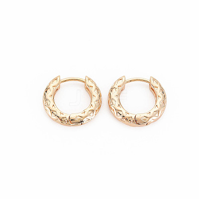 Brass Huggie Hoop Earring LS-KK-S364-278-1