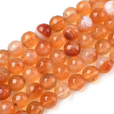 Natural Agate Beads Strands G-C082-A01-62-1