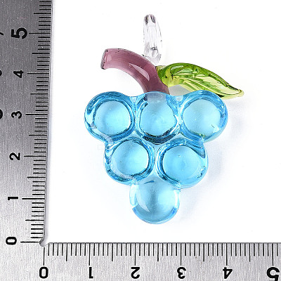 Handmade Lampwork Pendants LAMP-N034-16-1