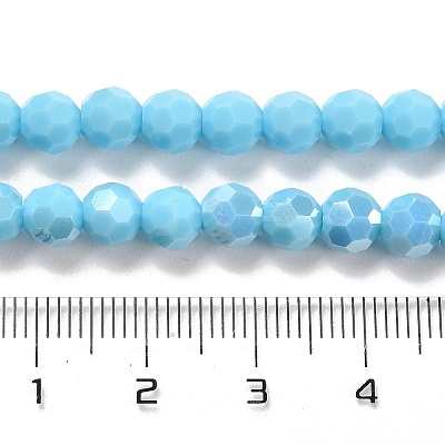 Opaque Glass Beads Stands X-EGLA-A035-P6mm-B08-1