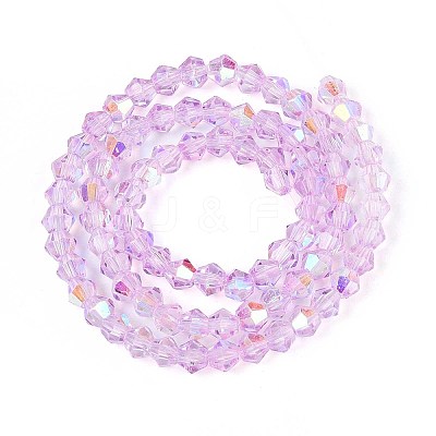 Transparent Glass Beads Strands EGLA-N021-4mm-M-1
