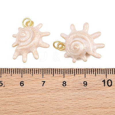 Brass Enamel Pendants KK-CBA57A9-04G-02-1