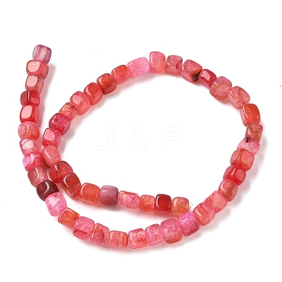 Natural Dragon Veins Agate Beads Strands G-G177-E18-01-1