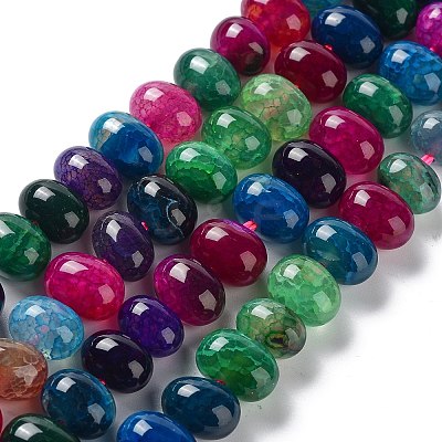 Natural Agate Beads Strands G-G021-03B-14-1