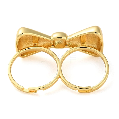 Brass Open Cuff Rings RJEW-K266-17G-1
