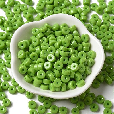 Opaque Colours Glass Seed Beads SEED-E001-P3x6mm-01-1