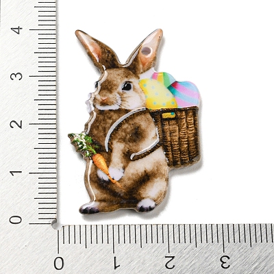 Easter Opaque Acrylic Sided Pendants MACR-D027-06D-1
