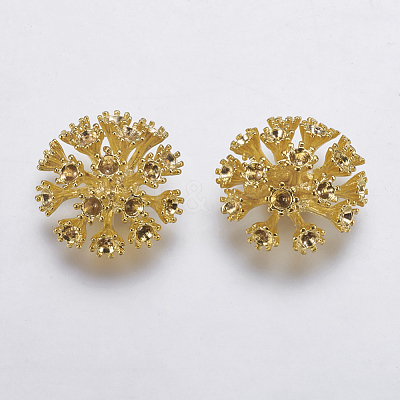 Brass Rhinestone Setting KK-N207-G-FF-1
