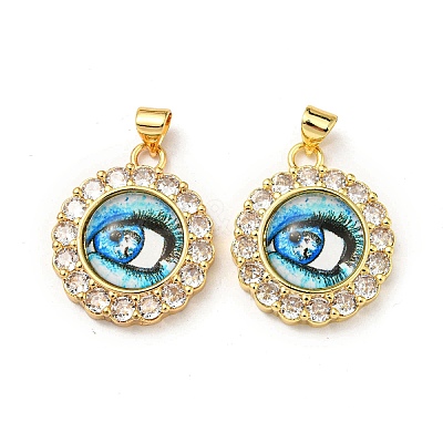 Real 18K Gold Plated Brass Pendants KK-L209-008G-03-1