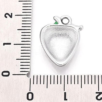 Alloy Rhinestone and Enamel Pendants PALLOY-T092-42P-03-1