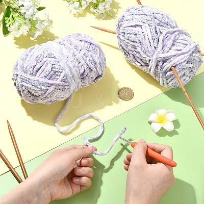 Super Bulky Chenille Polyester Yarn YCOR-FZC0001-01A-1