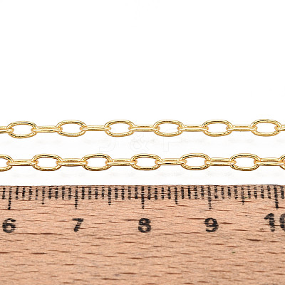 Brass Cable Chains CHC-T018-56G-1