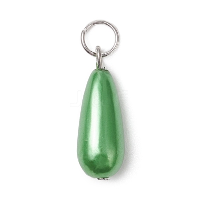 40Pcs ABS Plastic Imitation Pearl Pendants PALLOY-JF04911-01-1