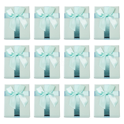 Rectangle Paper Jewelry Gift Boxes with Bowknot CON-TAC0010-89A-1