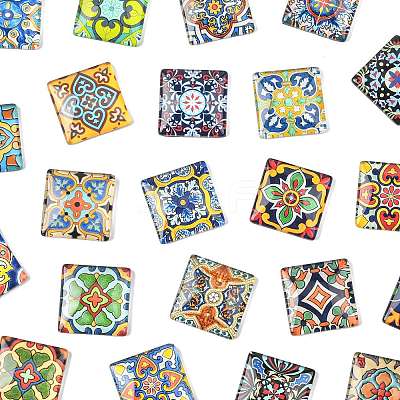 1 Bag Glass Cabochons GGLA-FS0001-20A-1
