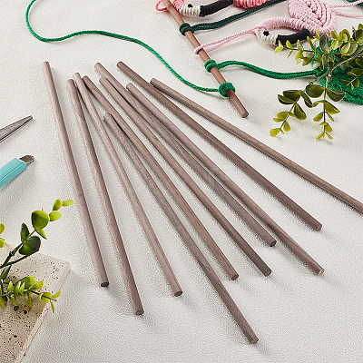 Black Walnut Wood Craft Sticks DIY-WH0308-568-1