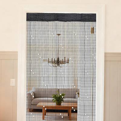 Polyester & Plastic Pearl Door String Curtain AJEW-WH20128-053A-1