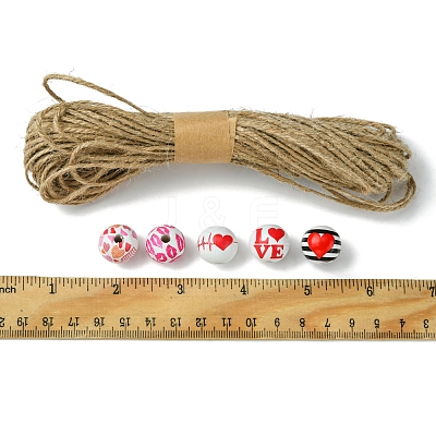 DIY Valentine's Day Pendant Decoration Making Kits DIY-FH0006-49-1