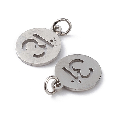 Non-Tarnish 304 Stainless Steel Charms STAS-Q201-T451P-1
