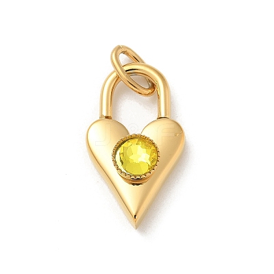 Ion Plating(IP) 304 Stainless Steel with Rhinestone Pendants STAS-G351-10G-11-1