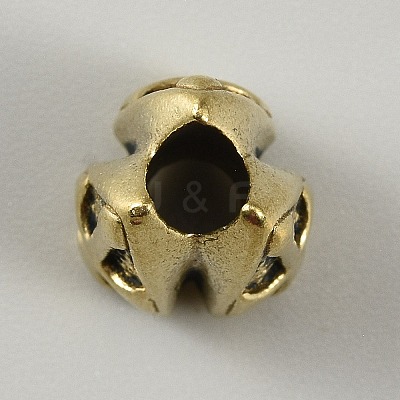 Brass European Beads KK-WH0079-228AB-1