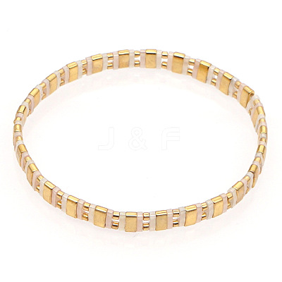 Bohemian Glass Seed Beaded Stretch Bracelets LS-JM4508-24-1