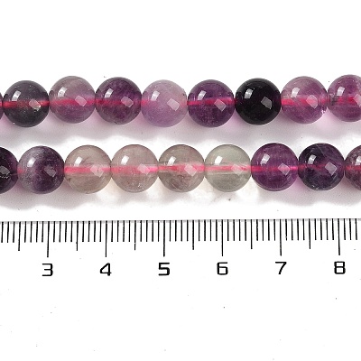 Natural Fluorite Beads Strands G-P530-B09-03-1