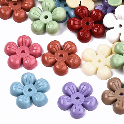 Opaque Resin Beads X-RESI-T048-11B-1