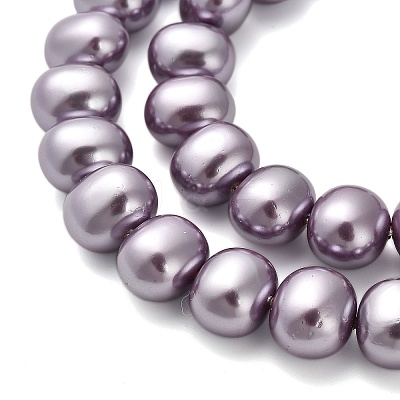 Shell Pearl Beads Strands BSHE-F013-01C-1
