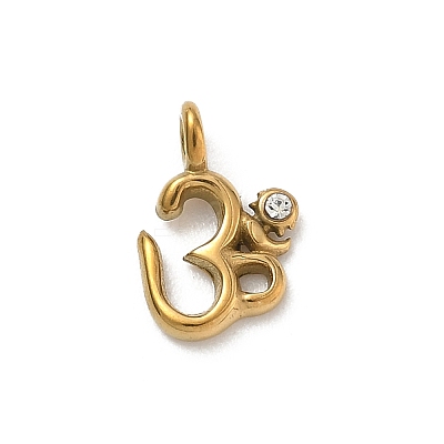 304 Stainless Steel Pendants STAS-H243-07C-G-1