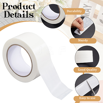 1 Roll Polyethylene & Gauze Adhesive Tapes for Fixing Carpet AJEW-CP0006-91A-01-1