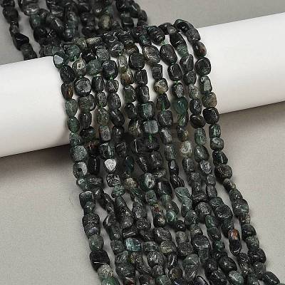 Natural Green Quartz Beads Strands G-Q060-D13-1